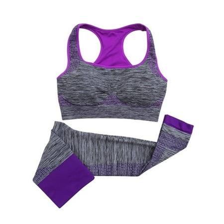 

Bras for Women Fitness Sports Workout Clothing Gym Running Tops Yoga Sports Bra+Slim Leggings Pants Sports Set