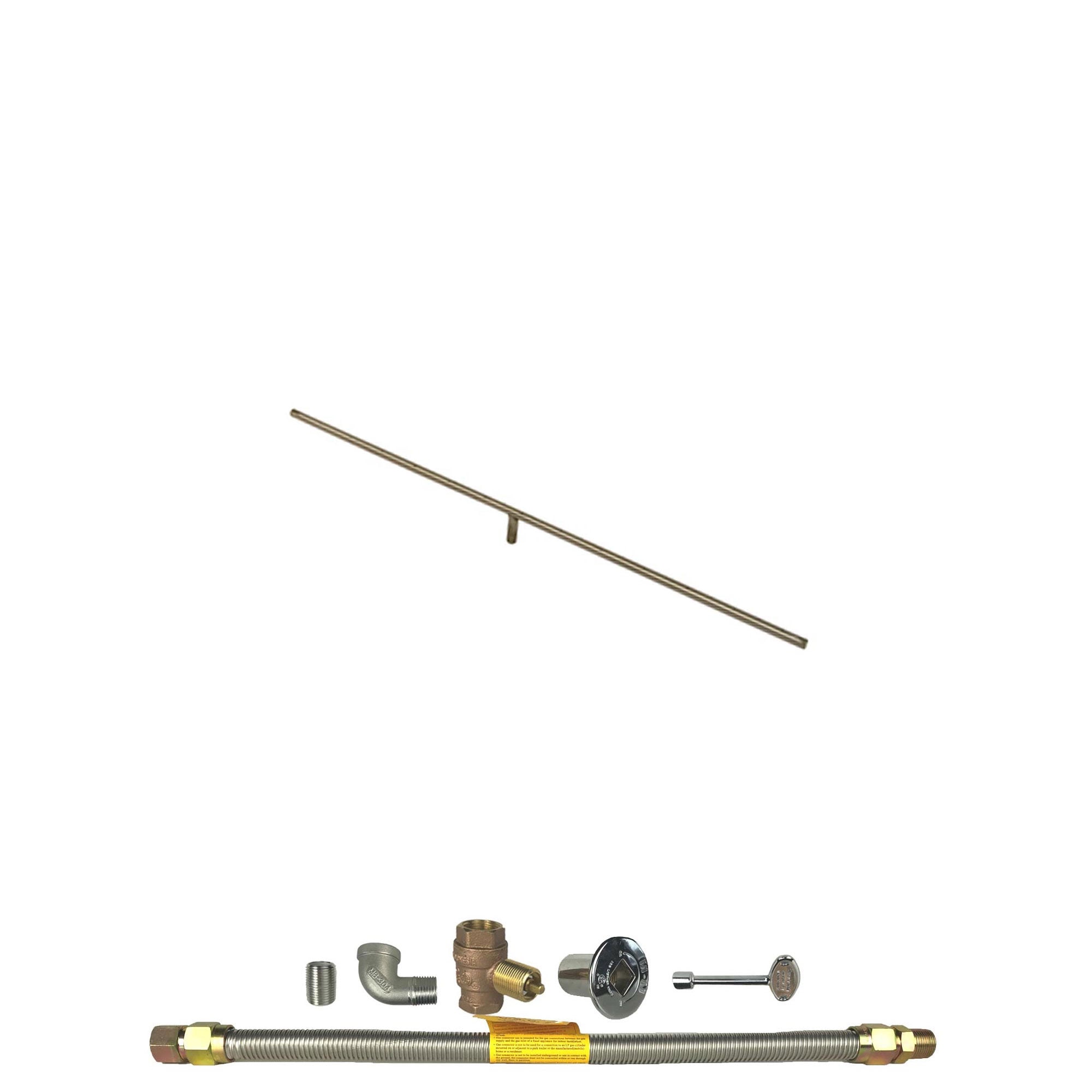 Spotix HPC Linear T-Burner Fire Pit Kit, 48
