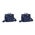 thumbnail image 1 of Bolsa de almuerzo aislada Injueey Tamaño de aislamiento térmico Ligero Durable Azul marino 2Conjunto, 1 of 6