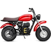 MotoTec 200cc 6.5HP Trailcross Gas Powered Mini Bike Red