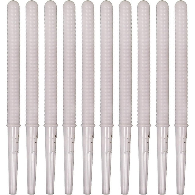 Bâtons de Barbe à Papa Lumineux 10 Pcs Cônes de Barbe à Papa LED Colorés Réutilisables Sécurité Fournitures de Barbe à Papa