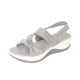 thumbnail image 2 of Zapatos de mujer Tacones de cuña planos Sandalias casuales de mujer con soporte de arco Wmkox8yii  nm10770, 2 of 7
