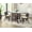 Dark Brown, variant on SK New Interiors Dining Furniture Borneo Set of 2 Natural Rattan Chairs w/Cream Cushion and Oval Table w/Glass, White