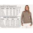 thumbnail image 2 of ANRABESS Turtleneck Sweaters for Women Long Sleeve Tops | 2026 Fall Winter Fashion Clothes, Office Work Daily Wear Dressy Casual Outfits, Soft Knitted Ribbed Button-Cuff Pullover Top, 2 of 9