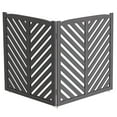thumbnail image 7 of BELLEZE Privacy Fence Panels for Outside, Wooden Air Conditioner Fence Pool Equipment Generator Trash Can Enclosure Outdoor Fence Panels (2 Panels-Dark Gray), 7 of 7