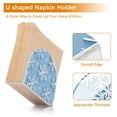 thumbnail image 5 of Yayeee Napkin Holder for Table Kitchen Paper Tissue Organization, Blue Snowflake, 5 of 8