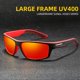 thumbnail image 2 of Gafas de sol polarizadas unisex para montar, antirreflejos, deportivas, camuflaje, azul hielo., 2 of 5
