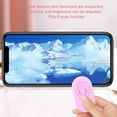 thumbnail image 4 of Portable Phone Remote Control, BT4.0 Connection, 200MAH, Type C Charge, 32.8FT Remote Selfie, Fast Forward And Backward, Volume Adjustable, Phone Remote Shutter, 4 of 8
