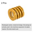 thumbnail image 3 of Unique Bargains Die Spring 2 Pack 35mm OD 35mm Long Spiral Stamping Light Load Compression Die Springs Yellow, 3 of 5