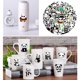thumbnail image 4 of 50 Piezas Panda Pegatinas Impermeables para Niños Adolescentes Mixtas Panda Vinilo Adhesivo para Coche Portátil Monopatín Bicicleta Ciclomotor Moto Motocicleta Equipaje Ordenador Maleta, 4 of 8
