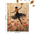 thumbnail image 3 of Qisvanset 12x16 Inch Mourning To Dancing Quote Canvas Wall Art, Vintage Floral Religious Art Apartment Home Decor, 3 of 8