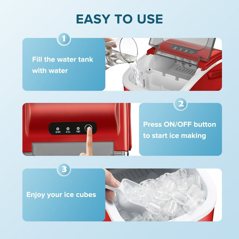 Free Shipping! Auseo 26 lbs/24H Countertop Ice Maker Machine Free Shipping! Auseo 26 lbs/24H Countertop Ice Maker Machine