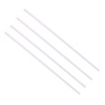 thumbnail image 1 of Esquirla 4 Pcs Dollhouse Top Line Miniature Molding Wood Trim Line Log Right-Angle White, 1 of 7