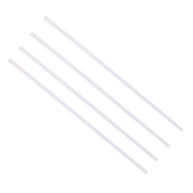 Esquirla 4 Pcs Dollhouse Top Line Miniature Molding Wood Trim Line Log Right-Angle White
