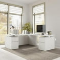 thumbnail image 3 of Bureau en L Debout Stratus 72W avec Tiroirs, Blanc - Bois d'Ingénierie, 3 of 8