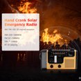thumbnail image 4 of Radio de emergencia Manivela Radio solar con función BT Ranura para tarjeta TF Banco de energ Carevas Equipo de radio, 4 of 7