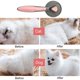 thumbnail image 2 of Cepillo autolimpiable para perros y gatos pequeños, diseño ergonómico, no raya la piel - Rosa, 2 of 5