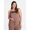 thumbnail image 2 of Joyspun Women’s Rib Lace Cami, Sizes XS to 3X, 2 of 5