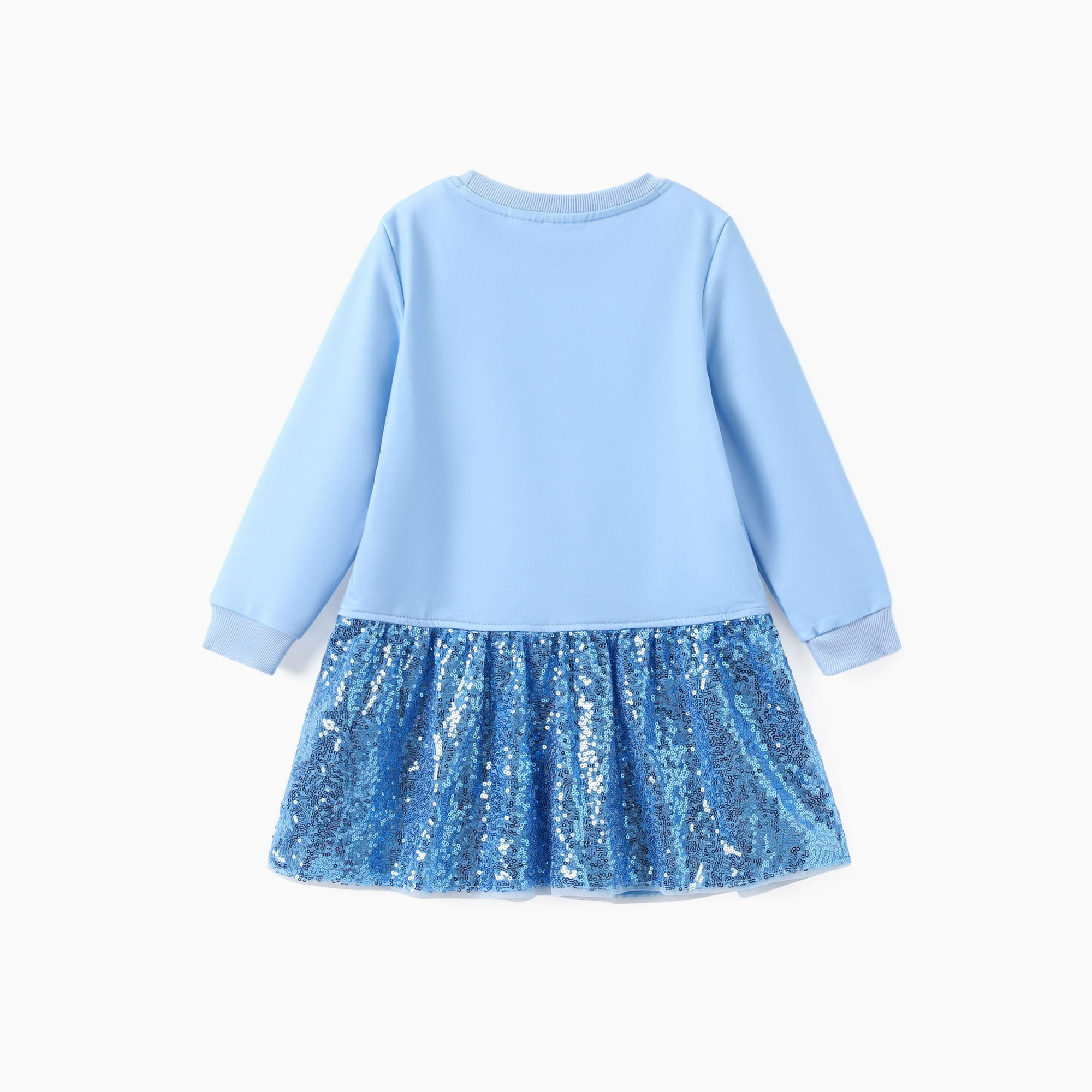 Disney Frozen Toddler Girls Dresses Elsa Graphic Sequins Long Sleeves Dress  Sizes 3-6 - Walmart Business Supplies