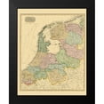 thumbnail image 2 of Thomson 15x18 Black Modern Framed Museum Art Print Titled - Holland Netherlands - Thomson 1814, 2 of 5