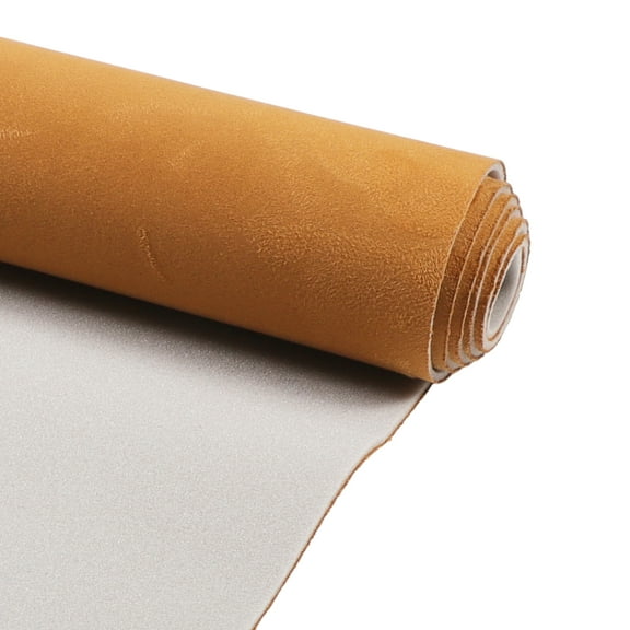 Unique Bargains Suede Fabric 150g Headliner Fabric 23.62" L x 57.09" W Interior Trim DIY Roof Repair Replacement Foam Backing for Car Truck RV SUV Automotive Brown