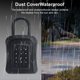 thumbnail image 4 of Caja de Seguridad Inteligente con Bluetooth, Llave de Desbloqueo, Aplicación Móvil, Aleación de Zinc, Resistente Al Agua, para Alojamiento Familiar, Candado Secreto., 4 of 6