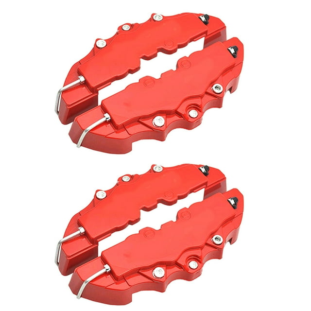 Opolski 4Pcs/Set 3D Universal Car Auto Front Rear Disc Brake Caliper Cover Decoration
