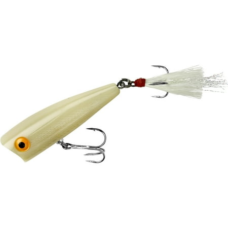 UPC: 0020554011642 | Rebel P6000 Pop R 1/4 OZ Bone Fishing Hard Bait Topwater Freshwater Lure