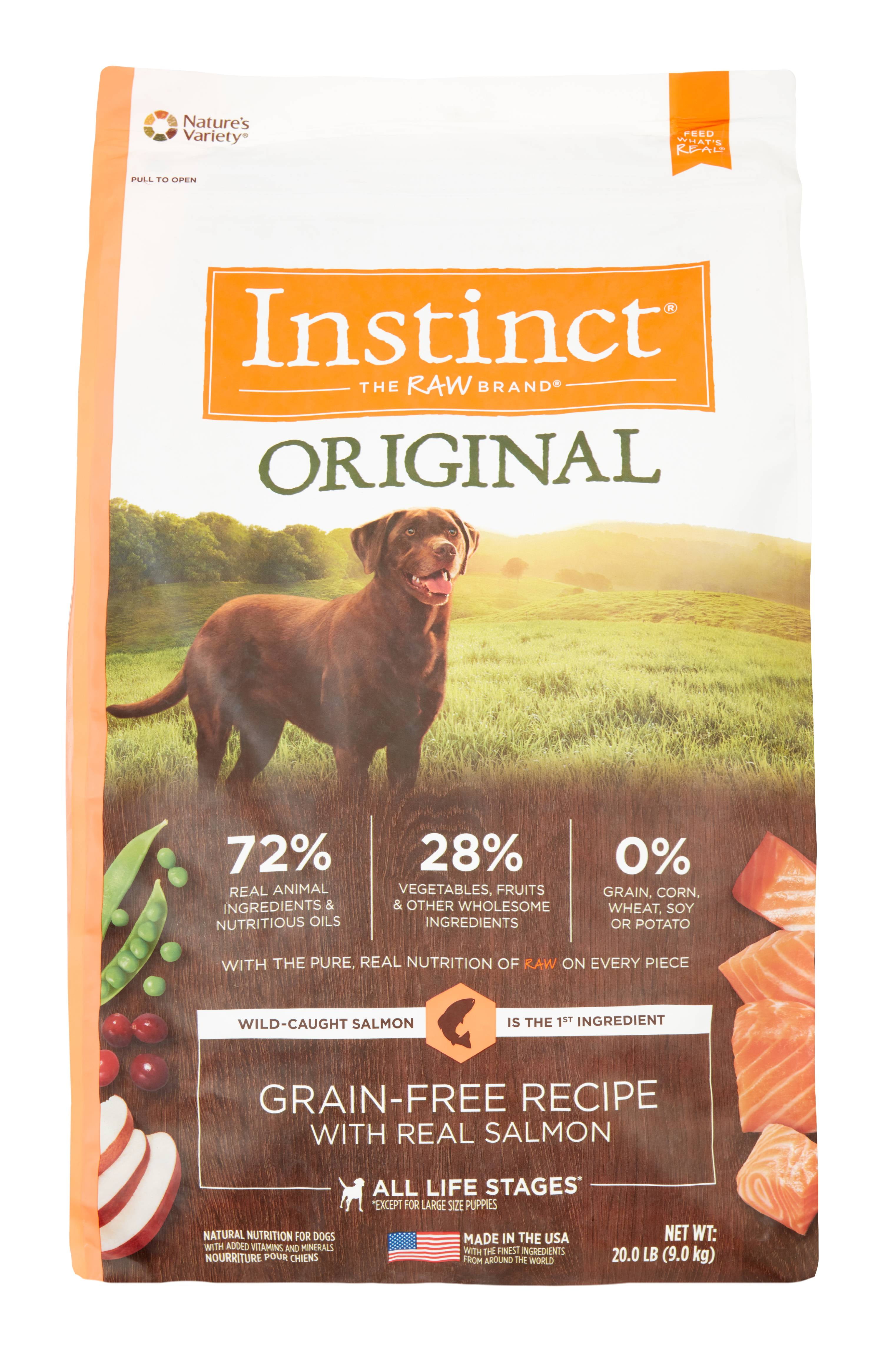 instinct original dog food