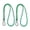 Green, variant on Nnndbs Tree Swing Rope with Heavy Duty Stainless Steel Hook, 19.7 Inch Nylon Hanging Rope for Outdoor Playground Swing Hammock Replacement