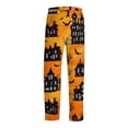 thumbnail image 4 of Satingcolo Mens Pajama Pants Soft Lightweight Men's Pajama Bottoms Sleep Lounge Pants For Men With Halloween Printed, 4 of 7