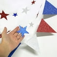 thumbnail image 3 of OULII Triangle Flag Party Banner Garland for America Independence Day Assorted Color Decoration, 3 of 6