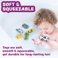 thumbnail image 4 of Tub Works Vehicles Bath Cars Mold Free Bath Toys, 6 Pack, Sealed, No Hole Bath Toys, 4 of 8