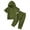 Green, variant on KYAIGUO Baby Kids Hooded Short Sleeve 2 PCS Outfits Summer Fashion Solid Color Set Cozy Lightweight Sweatshirt Suit for Toddler 1-6 Years Old