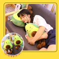 thumbnail image 3 of Bonito juguete de aguacate de peluche, Mini almohada de felpa cómoda, muñeco de peluche, cojín de peluche suave, Animal relleno de felpa para dormitorio y sala de estar Xemadio LN-2112, 3 of 6