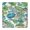 White-557, variant on Waterproof Tablecloth Floral Natural Earthy Vintage Aesthetic Design, Elastic Fitted Vinyl with Back for Kitchen or Patio