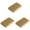 Coffee 3 Packs, variant on CozyFiel Natural Scrub Pad, 2 Pack Coconut Fiber Scouring Sponge for Kitchen and Bathroom, Brown