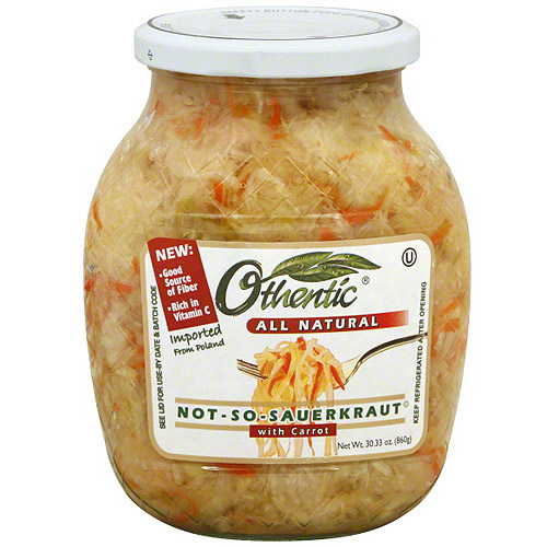 Othentic Not So Sauerkraut With Carrots, 30.3 oz (Pack of 6) Walmart