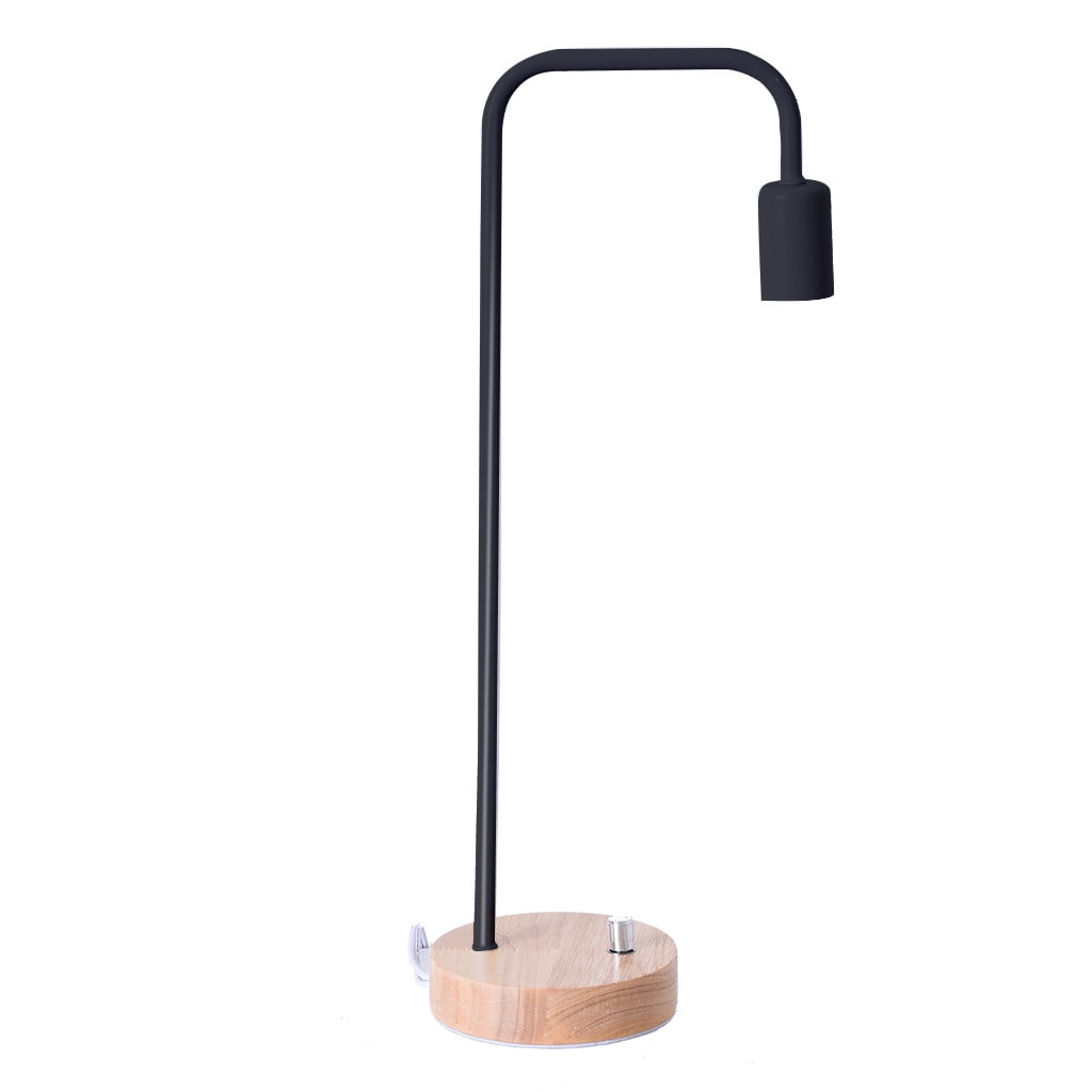 Desk Lamp Wooden Industrial Table Lamp For Office Bedroom ...