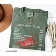 thumbnail image 3 of Jesus Paid It All Comfort Colors Christian T-Shirt – Funny Religious Saying Tee, 3 of 8
