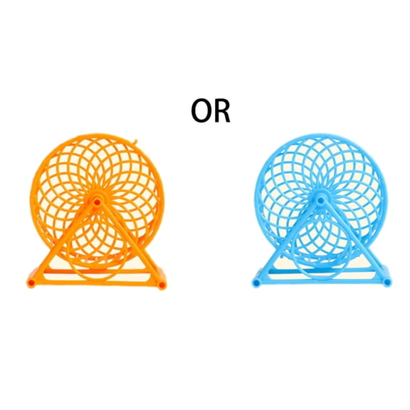 Bird Running Wheels with Stand for Parrots Desktop or Cage Mount Colorful Spinner Colorful Running Wheel