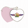 thumbnail image 1 of El Reino Unido  emblema nacional Bolsa de viaje Mirror maquillaje corazón rosa, 1 of 4