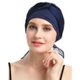 thumbnail image 3 of FocusCare Chemo Caps for Women Cancer Hats for Adult Female Patients Blue, 3 of 6