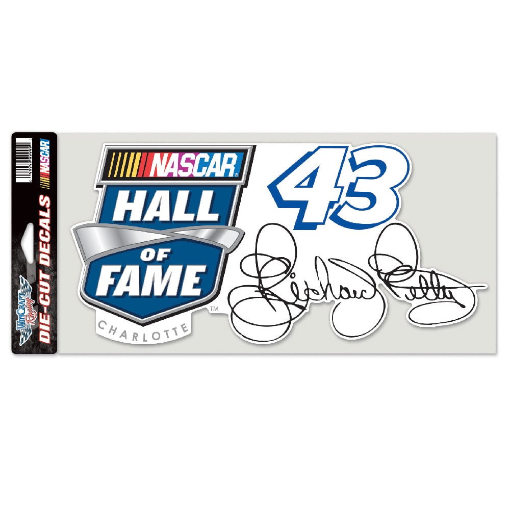 NASCAR Official NASCAR 6 inch x 12 inch Die Cut Car Decal by Wincraft ...