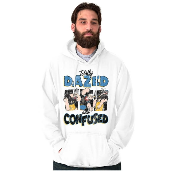 Popeye Bluto Punch Dazed and Confused Hoodie Sweatshirt Women Men Brisco Brands S