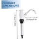 thumbnail image 3 of Hand Water Pump, 10.8 Inch Manual Water Pump, Portable Camping Sink for Indoor, Outdoor, Hand Pumps, 3 of 5