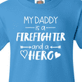 thumbnail image 4 of Inktastic My Daddy is a Firefighter and a Hero Youth T-Shirt, 4 of 5