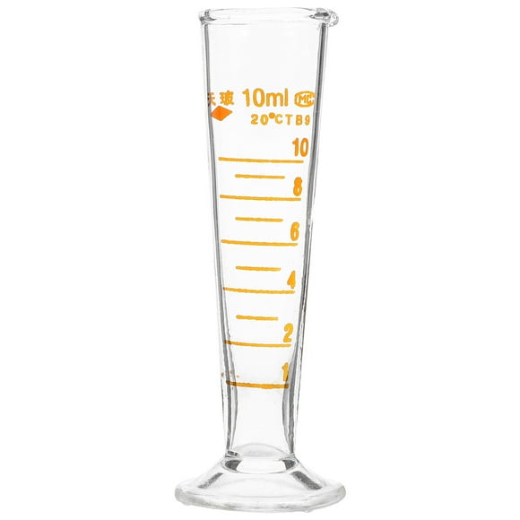 Vaso graduado práctico Vaso de laboratorio Herramienta para experimentos Suministros para experimentos