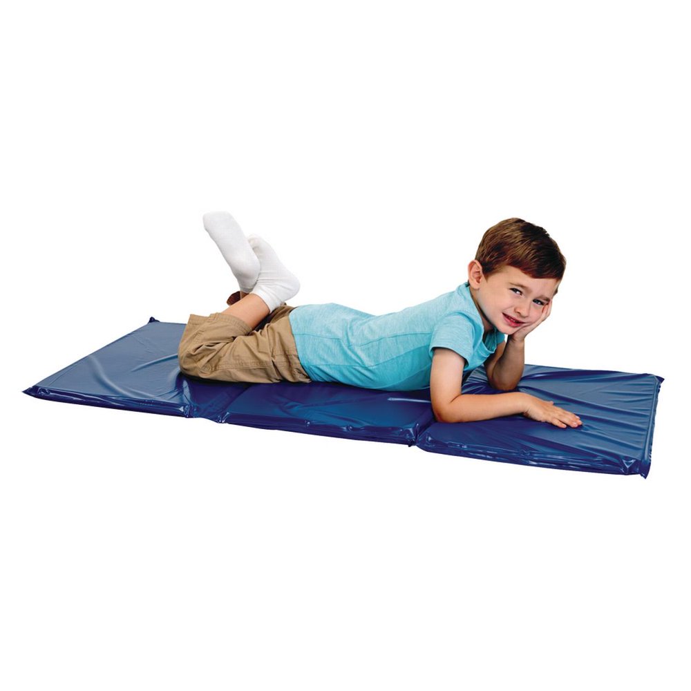 1" Best Value Tri Fold Rest Mat Blue (Item ECONMAT2)