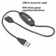 thumbnail image 3 of Cable de Ventilador de Refuerzo USB de 5 V A 12 V Cable de Ventilador USB Ajustable de 4 Cable de Ventilador de Chasis USB A 12 V con 3 Velocidades Ajustables, 3 of 5